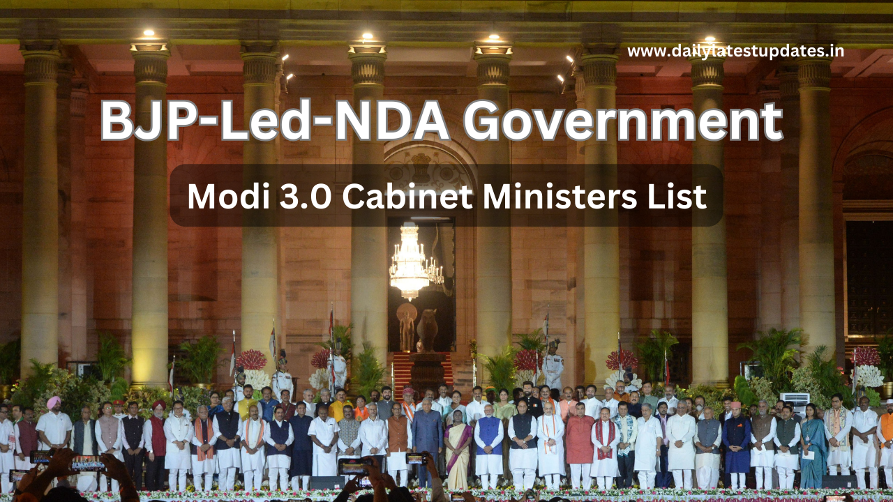 Modi 3.0 Cabinet Ministers